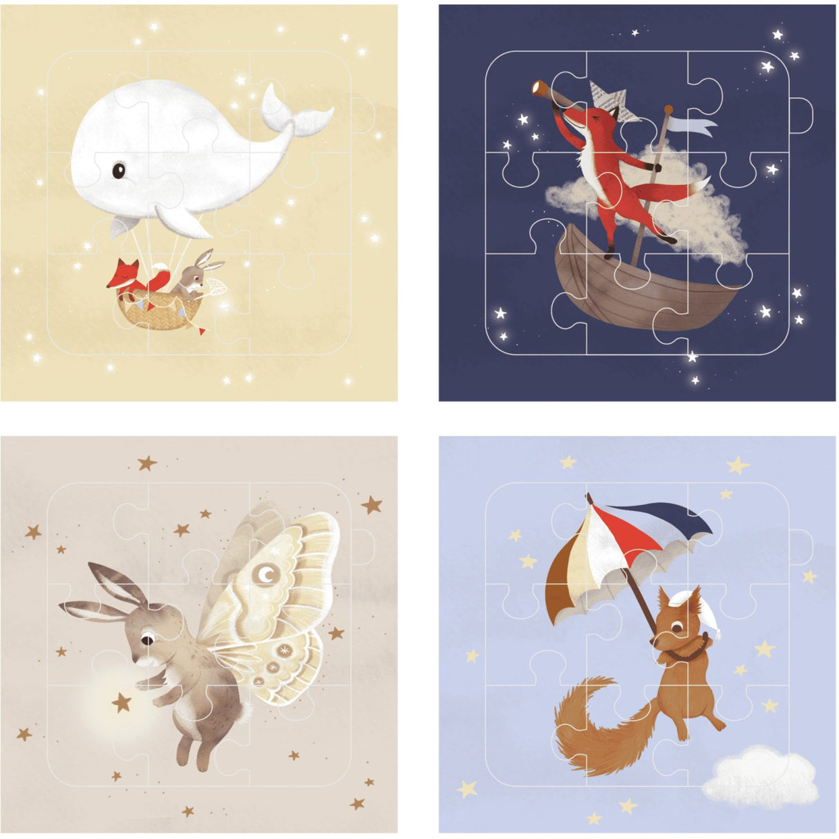 FILIBABBA Dreamy Adventurers Puzzle Book