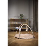FILIBABBA Beige Fjord Activity Gym Including 3 Sensory Toys