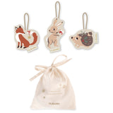 FILIBABBA Forest Friends Embroidered Winter Decorations Wonderful Winter