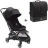 Bugaboo Butterfly Stroller and Transport Case Black Bundle