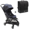 Bugaboo Butterfly Stroller and Transport Case Blue Bundle