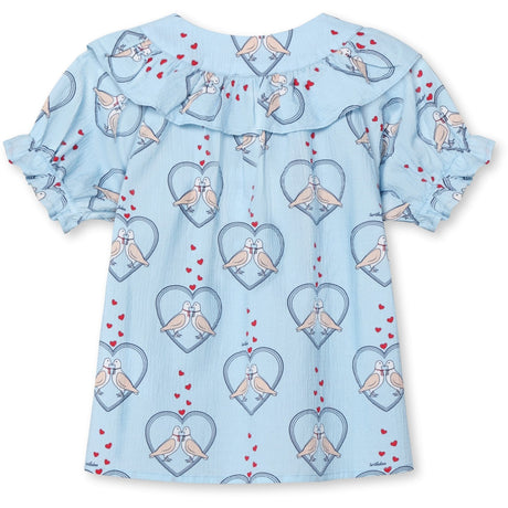 Fliink Dream Blue Aop Colombe Ss Blouse
