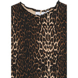 The New Oxford Tan AOP Ellen Rib T-Shirt