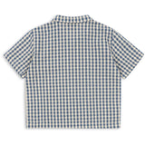 Konges Sløjd Captains Blue Check Kim Ss Shirt Gots