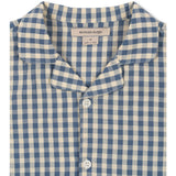 Konges Sløjd Captains Blue Check Kim Ss Shirt Gots