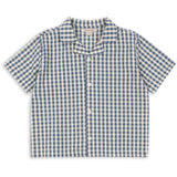 Konges Sløjd Captains Blue Check Kim Ss Shirt Gots