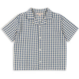 Konges Sløjd Captains Blue Check Kim Ss Shirt Gots
