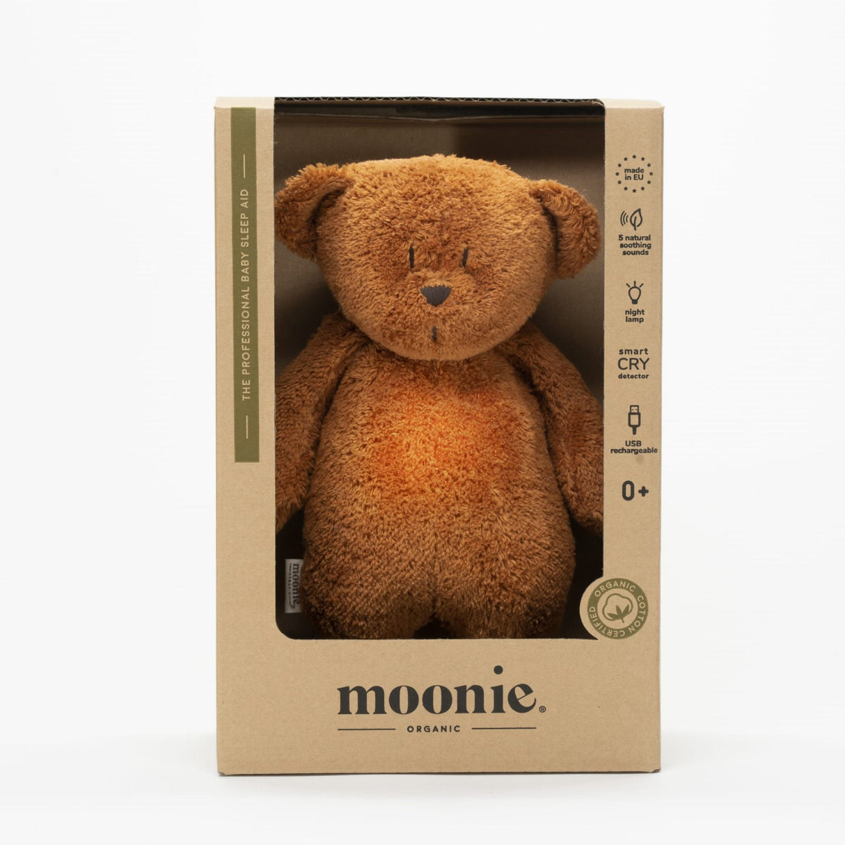 Moonie Caramel 2.0 Organic Humming Bear With A Lamp