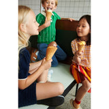 FUB basil/ecru Striped Polo