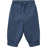 COPENHAGEN COLORS Navy Poplin Classic Pants