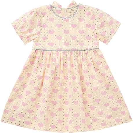 COPENHAGEN COLORS Heart Aop Heart & Dots Dress