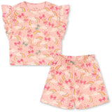 Konges Sløjd Rainbow Bow Lin Frill Set Gots