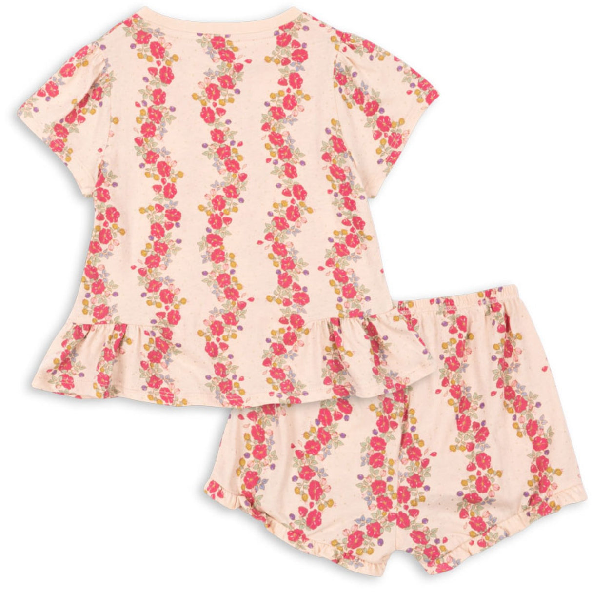 Konges Sløjd Floria Pink Famo Frill Set Gots