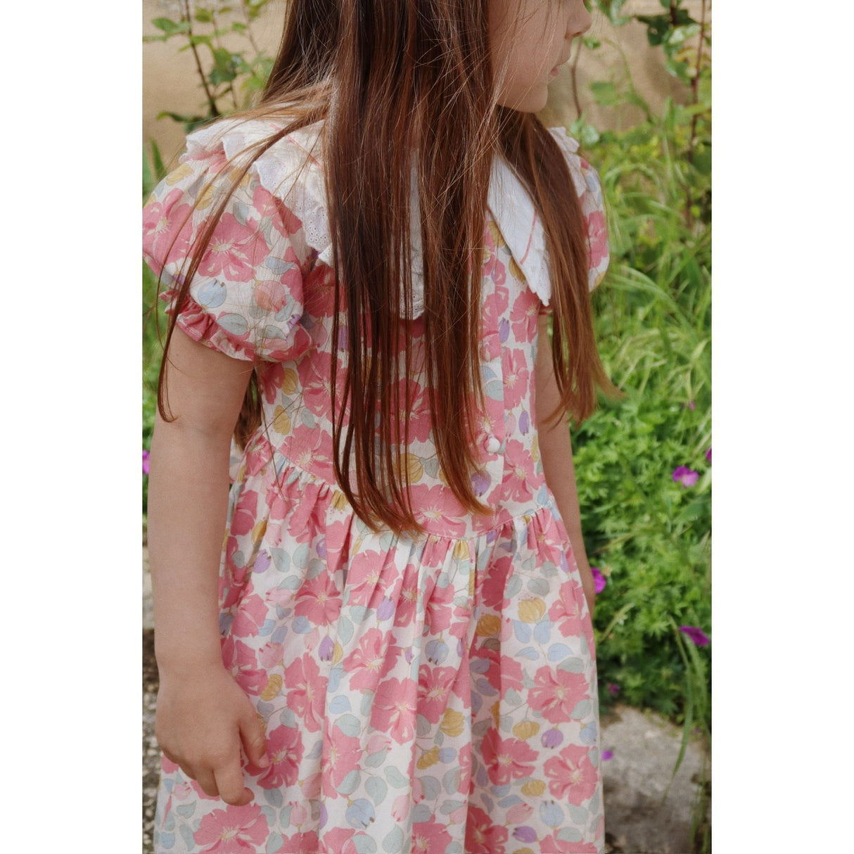 Konges Sløjd Fleur Anglaise Coeur Collar Dress Gots