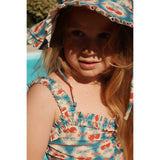 Konges Sløjd Cherry Bow Blue Maya Swim Hat Grs