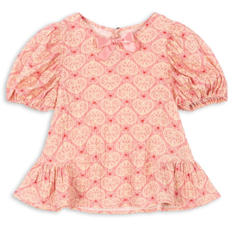 Konges Sløjd Lacy Pink Ava Ss Blouse Gots