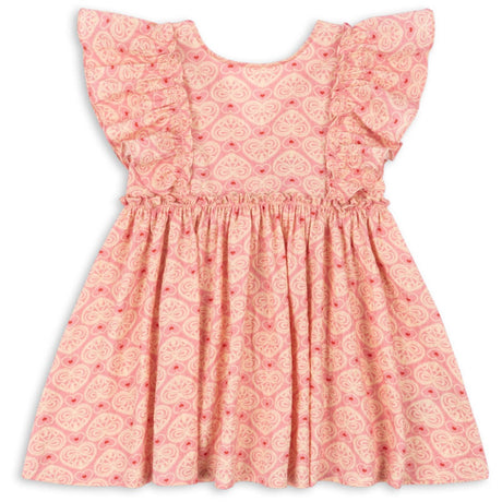 Konges Sløjd Lacy Pink Ava Bow Dress Gots