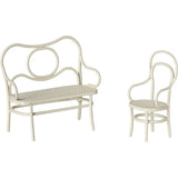 Maileg Café Set, Mouse, Small - Off White