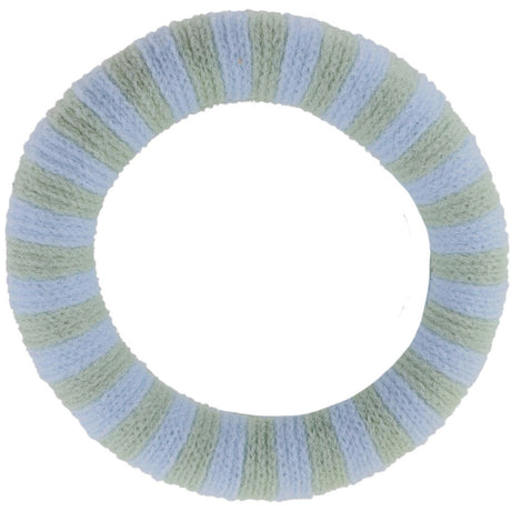 Bow's by Stær Ea Hair Elastic - Sage/Light Blue Striped 6-pack