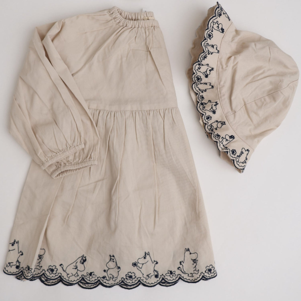 MarMar Cotton Texture Dancing Moomins Dawson Dress