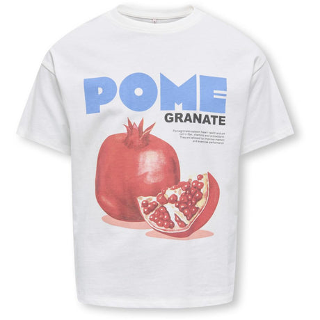 kids ONLY Cloud Dancer Pomegranate Phoebe Life Loose Fresh T-Shirt