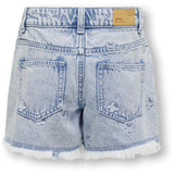 kids ONLY Light Blue Denim Butterfly Robyn Butterfly Shorts Denim
