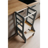 Duck Woodworks Adjustable Kitchen Tower Grey