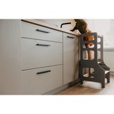 Duck Woodworks Adjustable Kitchen Tower Grey