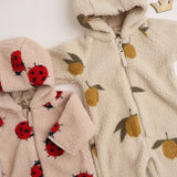 Konges Sløjd Ladybug Sand Jody Teddy Onesie Grs