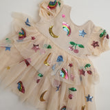Konges Sløjd Rainbow Twinkle Yvonne Puff Dress