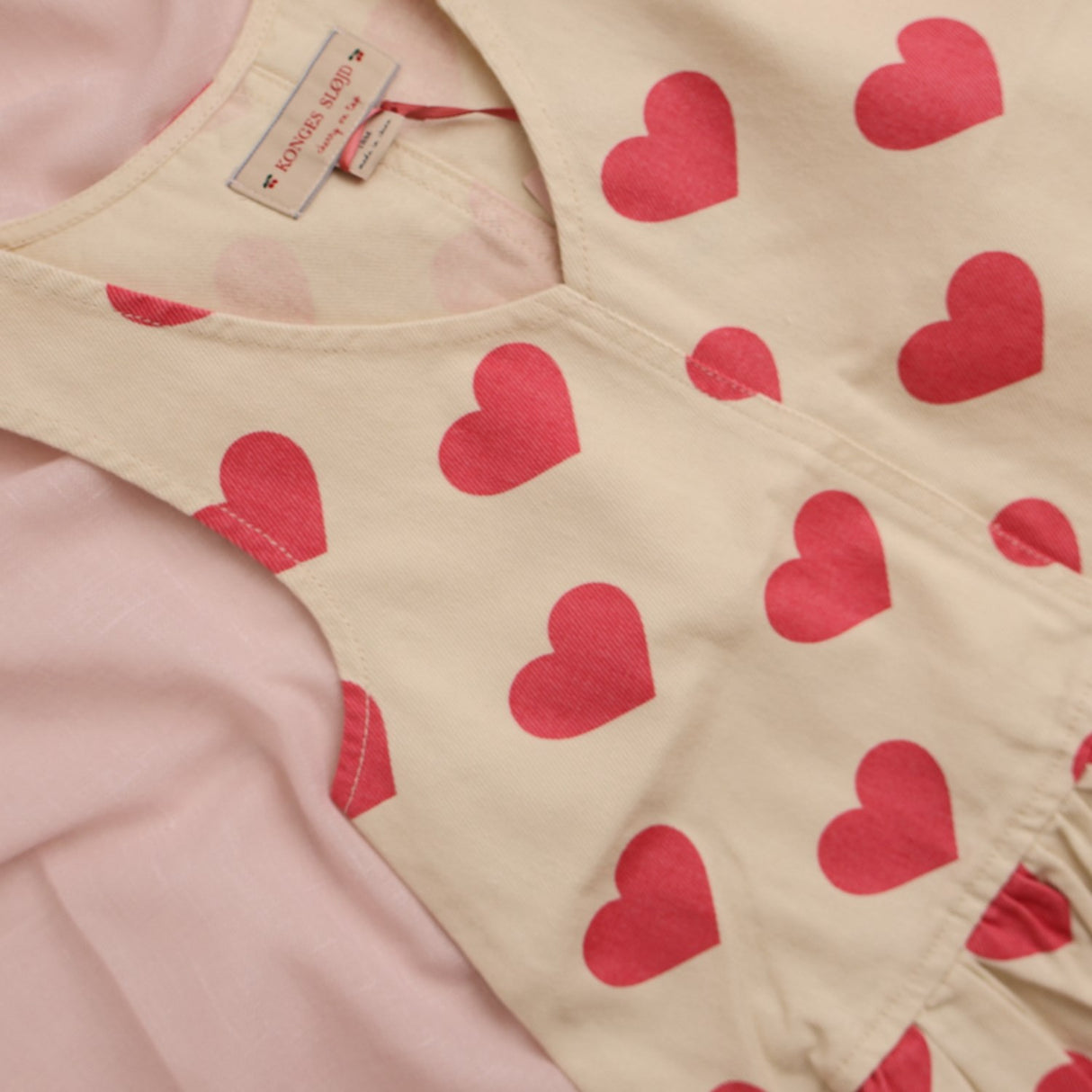 Konges Sløjd Bon Coeur Pink Magot Dress GOTS