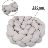 babybay® Beige Nest Snake Jersey Braided 280 Cm