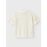 Lil'Atelier Coconut Milk Glivo Knit Polo