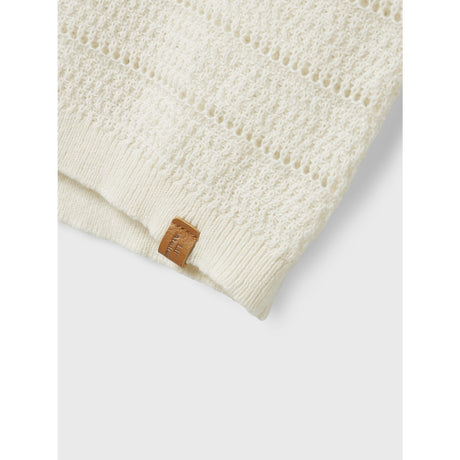 Lil'Atelier Coconut Milk Glivo Knit Polo