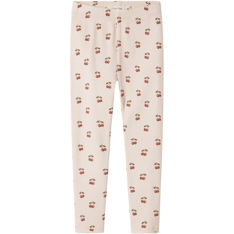 Lil'Atelier Silver Peony Cherry Lavo Elf Slim Leggings