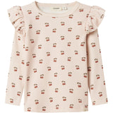 Lil'Atelier Silver Peony Lavo Eve Slim Blouse