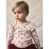 Lil'Atelier Silver Peony Lavo Eve Slim Blouse