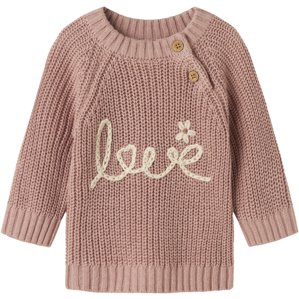 Lil'Atelier Misty Rose Emlen Emb Knit