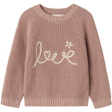 Lil'Atelier Misty Rose Emlen Emb Knit