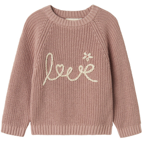 Lil'Atelier Misty Rose Emlen Emb Knit