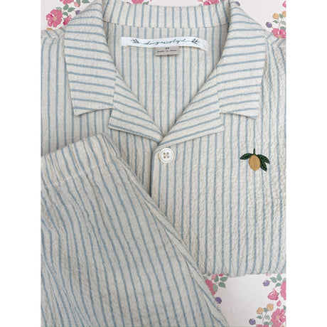 Konges Sløjd Cloud Stripe Celebration Elliot Ss Shirt GOTS