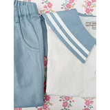 Konges Sløjd Ashley Blue Celebration Frankie Pants GOTS
