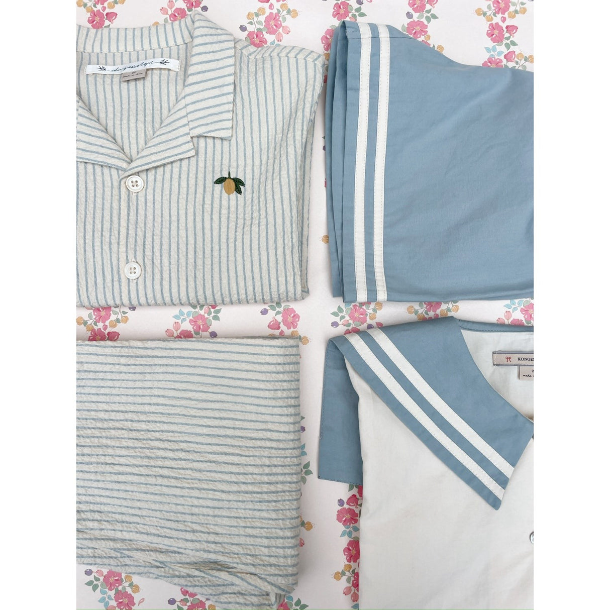 Konges Sløjd Cloud Stripe Celebration Elliot Ss Shirt GOTS