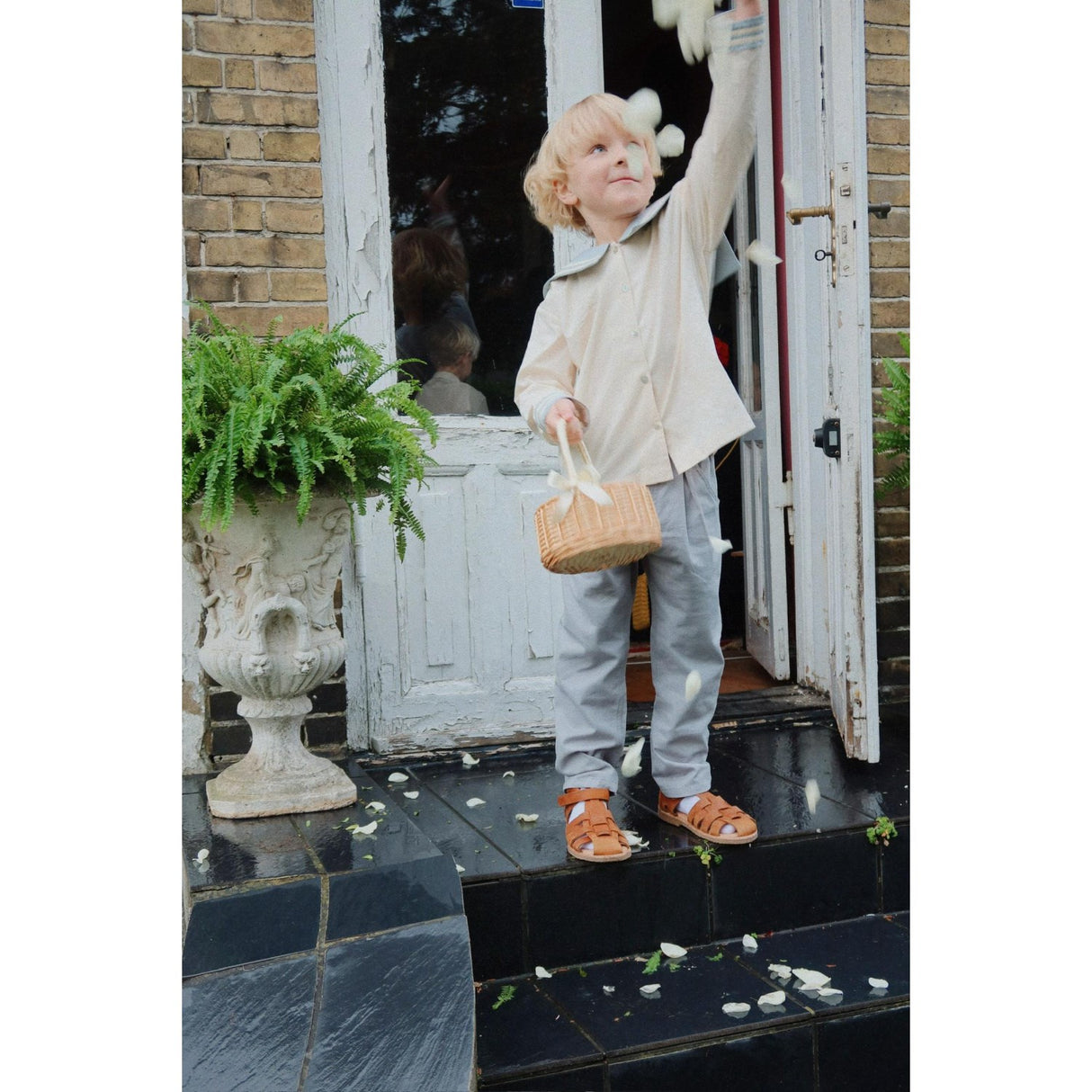 Konges Sløjd Ashley Blue Celebration Sailor Shirt GOTS