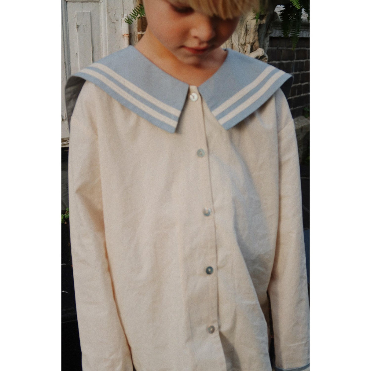 Konges Sløjd Ashley Blue Celebration Sailor Shirt GOTS