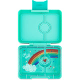 Yumbox Miami Aqua / Rainbow Tray Snack Size Small Bento Lunch Box