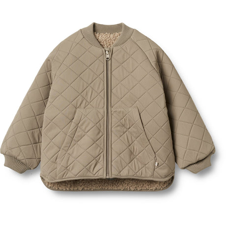 Wheat Beige Stone Reversible Thermo Jacket Lake