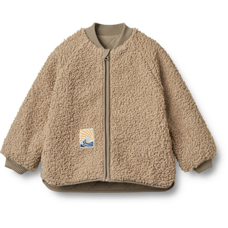 Wheat Beige Stone Reversible Thermo Jacket Lake