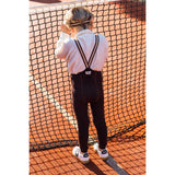 Silly Silas Chocolate Brown Striped Footless Tights