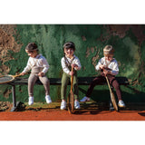 Silly Silas Chocolate Brown Striped Footless Tights